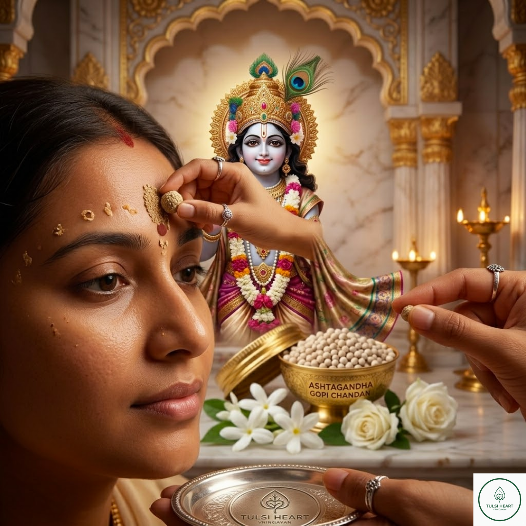 Premium Braj Ashtagandha Gopi Chandan (Danedar) – 100g