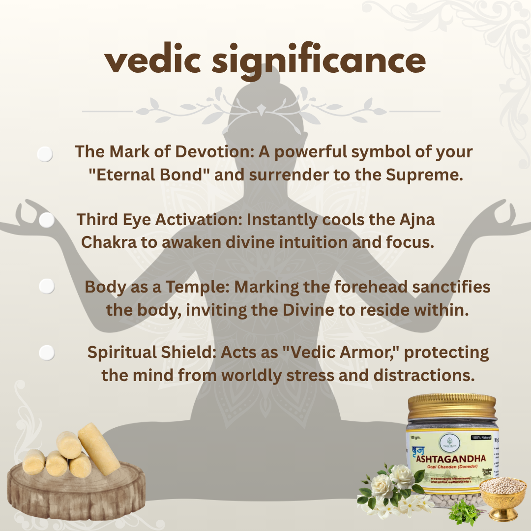 Premium Braj Ashtagandha Gopi Chandan (Danedar) – 100g